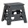 Zeller Klapphocker schwarz 1 Stufe, H: 32,0 cm