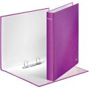 LEITZ WOW Ringbuch 2-Ringe violett 4,0 cm DIN A4, 1 St.
