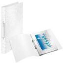 LEITZ WOW Ringbuch 2-Ringe perlweiß 3,2 cm DIN A4,...