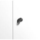 Gürkan Stahlschrank 111517 verkehrsweiß 4 Fachböden 92,0 x 42,0 x 195,0 cm, aufgebaut, 1 St.