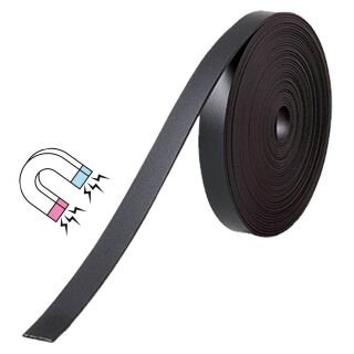 nobo Magnetband schwarz 1,0 cm x 5,0 m, 1 Rolle