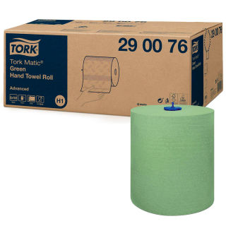 6 TORK Handtuchrollen Matic® H1 Advanced 2-lagig grün