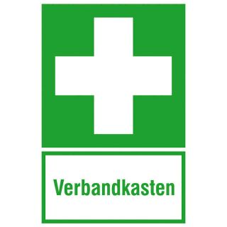 "SafetyMarking® Rettungszeichen-Aufkleber ""Erste Hilfe - Verbandkasten"" rechteckig 20,0 x 30,0 cm, 1 St."