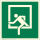 "SafetyMarking® Rettungszeichen-Aufkleber ""Notausstieg"" quadratisch 15,0 x 15,0 cm, 1 St."