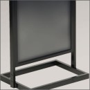 Infoboard Next Level, 1 Ebene 500 x 1700 mm schwarz