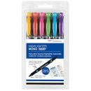 Tombow MONO edge Textmarker farbsortiert, 6 St.