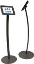 Medienständer iPAD Stand , Curved weiss