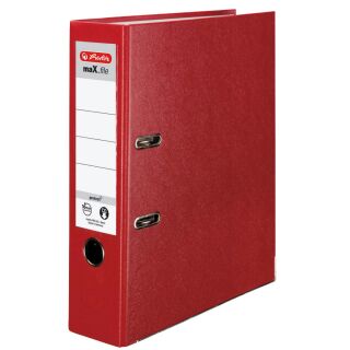 herlitz maX.file protect Ordner rot Kunststoff 8,0 cm DIN A4, 1 St.