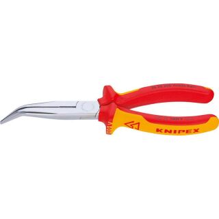 KNIPEX Flachrundzange VDE 26 26 200, Länge: 20,0 cm, 1 St.