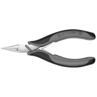 KNIPEX Flachrundzange ESD 35 12 115 ESD, Länge: 11,5 cm, 1 St.