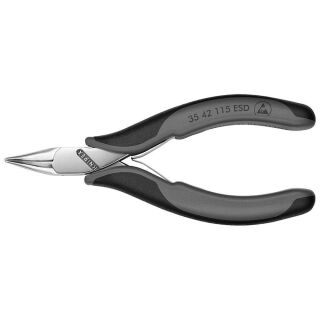 KNIPEX Flachrundzange ESD 35 42 115 ESD, Länge: 11,5 cm, 1 St.