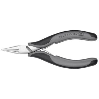 KNIPEX Flachrundzange ESD 35 22 115 ESD, Länge: 11,5 cm, 1 St.