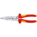 KNIPEX Elektro-Installationszange VDE 13 86 200,...