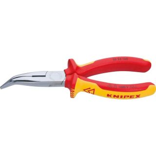KNIPEX Flachrundzange VDE-Radio 25 26 160, Länge: 16,0 cm, 1 St.