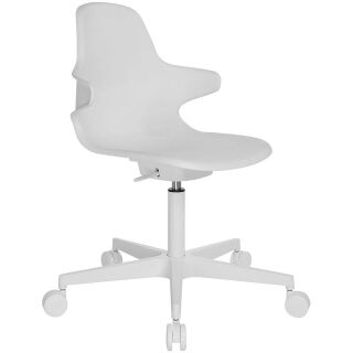 Topstar Bürostuhl Sitness Life 20, FY203W Kunststoff weiß, Gestell weiß
