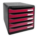 Exacompta Schubladenbox Big-Box Plus  himbeer 3097284D,...