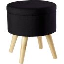 Echtwerk Wohnzimmer-Hocker mit Stauraum Max EW-SH-0455...