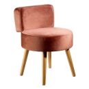 Echtwerk Sessel Milo taupe buche Stoff 43,0 x 43,0 x 59,0...