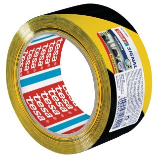 tesa Warnklebeband Signal PREMIUM schwarz/gelb 50,0 mm x 66,0 m 1 Rolle