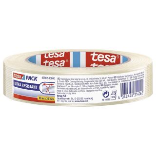 tesa Packband tesapack® 45902 Ultra Resistant transparent 25,0 mm x 50,0 m 1 Rolle