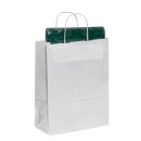 VP Papier-Tragetaschen Toptwist weiß 24,0 x 31,0...