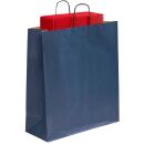 VP Papier-Tragetaschen Toptwist blau 40,0 x 45,0 cm, 50 St.