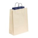 VP Papier-Tragetaschen Toptwist ivory 32,0 x 42,0 cm, 50 St.