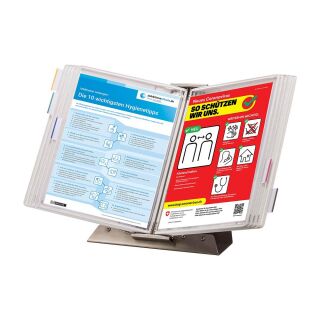 tarifold Sichttafelsystem Sterifold 434802 DIN A4 weiß mit 10 St. Sichttafeln, 1 St.