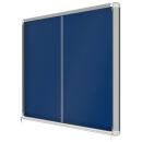 nobo Schaukasten silber 27x DIN A4 200,0 x 6,3 x 97,0 cm, 1 St.
