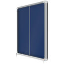 nobo Schaukasten silber 18x DIN A4 135,5 x 6,3 x 97,0 cm, 1 St.