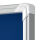 nobo Schaukasten silber 18x DIN A4 135,5 x 6,3 x 97,0 cm, 1 St.