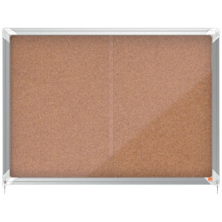 nobo Schaukasten silber 8x DIN A4 92,5 x 6,3 x 66,8 cm, 1 St.