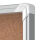 nobo Schaukasten silber 27x DIN A4 200,0 x 6,3 x 97,0 cm, 1 St.