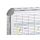 FRANKEN EuroLine® 5000 Jahresplaner, Monatseinteilung 94,5 x 61,5 cm