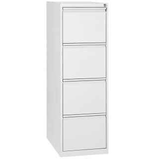 Gürkan Hängeregistraturschrank reinweiß 4 Schubladen 40,0 x 62,0 x 132,0 cm, 1 St.