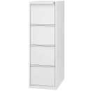 Gürkan Hängeregistraturschrank reinweiß 4 Schubladen 40,0 x 62,0 x 132,0 cm, 1 St.