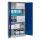 Gürkan Stahlschrank 108850 lichtgrau, enzianblau 4 Fachböden 92,0 x 42,0 x 195,0 cm, zerlegt, 1 St.