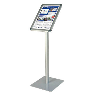 FRANKEN Infoständer silber DIN A4 28,0 x 28,0 x 80,0 cm, 1 St.