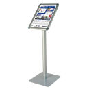 FRANKEN Infoständer silber DIN A4 28,0 x 28,0 x 80,0...