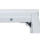 Gürkan Schreibtisch lichtgrau rechteckig, 4-Fuß-Gestell grau 160,0 x 80,0 cm