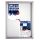 FRANKEN Schaukasten ECO silber 4x DIN A4 53,0 x 4,5 x 70,4 cm, 1 St.