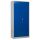 Gürkan Stahlschrank 100162 lichtgrau, enzianblau 4 Fachböden 92,0 x 42,0 x 195,0 cm, aufgebaut, 1 St.