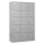 Gürkan Schließfachschrank lichtgrau 106977, 15 Schließfächer 119,0 x 45,0 x 190,0 cm