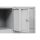 Gürkan Schließfachschrank lichtgrau 106977, 15 Schließfächer 119,0 x 45,0 x 190,0 cm