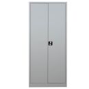 Gürkan Stahlschränke 109079 lichtgrau 4 Fachböden 92,0/80,0 x 42,0/38,0 x 195,0/180,0 cm, aufgebaut, 2 St.