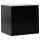 Gürkan Hängeregistraturschrank schwarz 2 Schubladen 76,0 x 62,0 x 70,0 cm, 1 St.