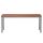 Gürkan Garderobenbank 107208 grau, buche Holz 120,0 cm