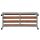 Gürkan Garderobenbank 107224 grau, buche Holz 150,0 cm