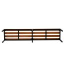 Gürkan Garderobenbank 107225 schwarz, buche Holz 150,0 cm
