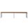 Gürkan Garderobenbank 107240 grau, buche Holz 200,0 cm